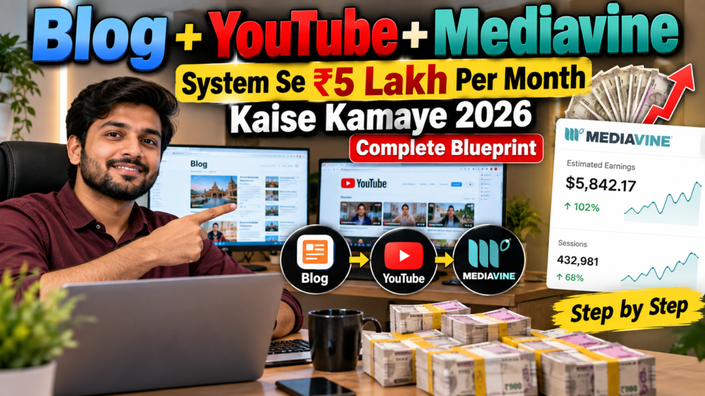 blog youtube mediavine system se 5 lakh monthly kaise kamaye 2026– Complete Blueprint 1 blog youtube mediavine system se 5 lakh monthly kaise kamaye 2026