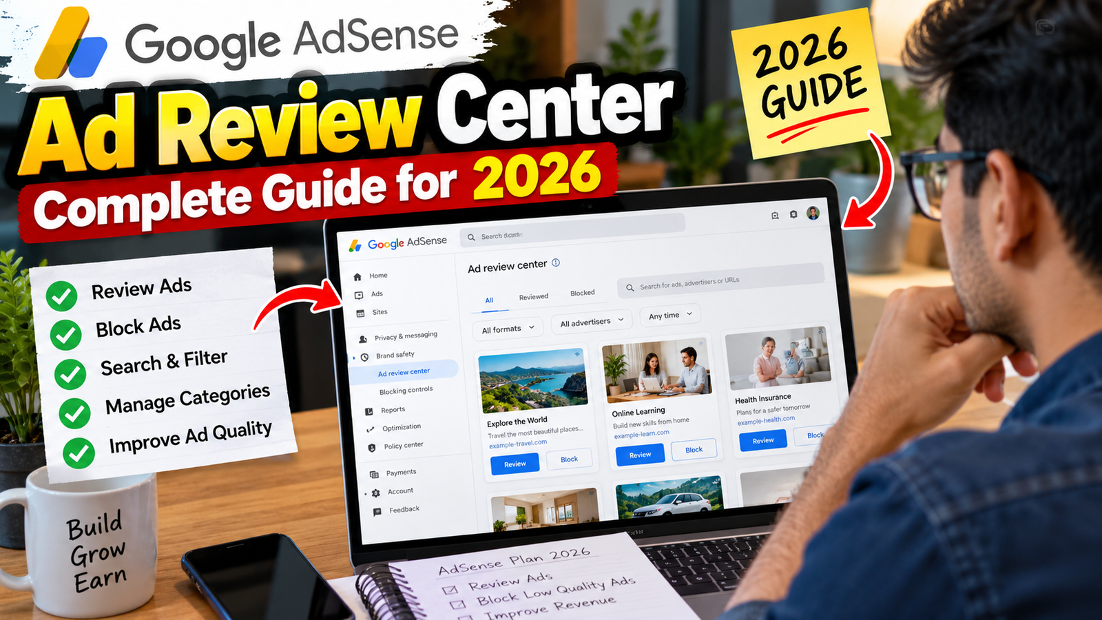 Google AdSense Ad Review Center