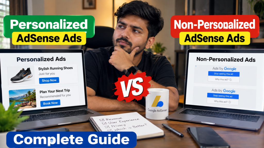 personalized vs non-personalized AdSense ads