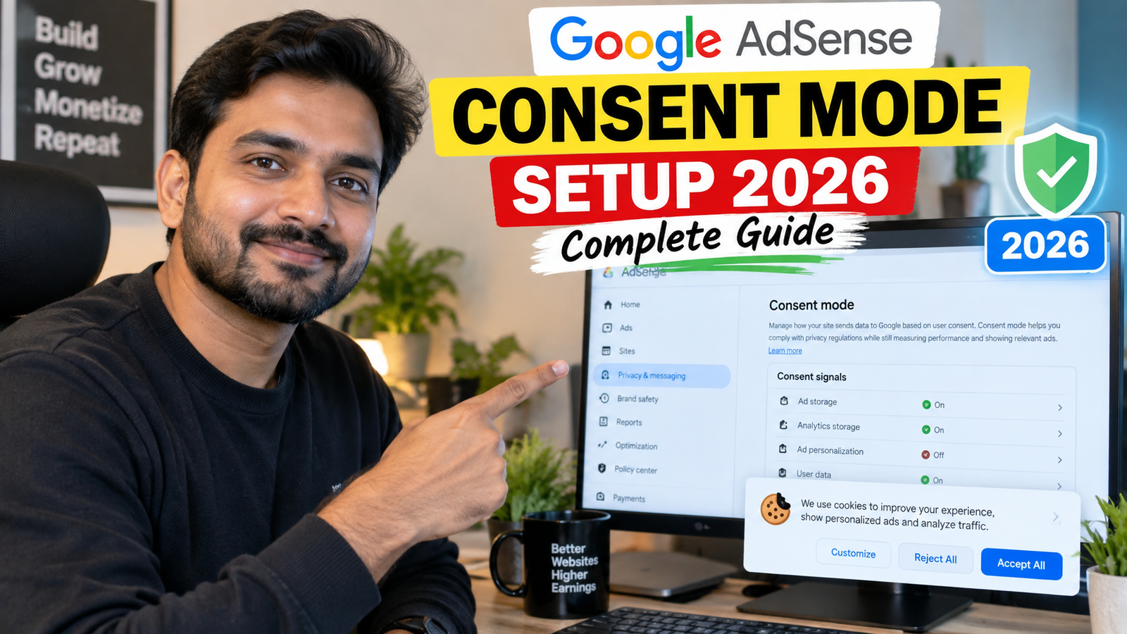 Google AdSense Consent Mode setup