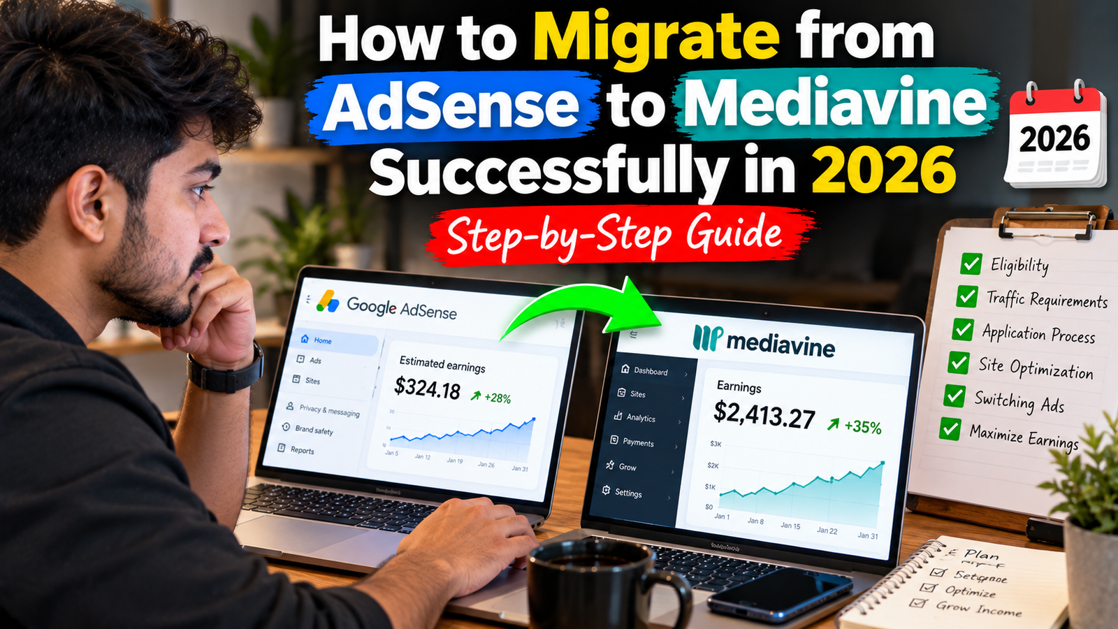 How to Migrate from AdSense to Mediavine